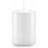 Cereria Di Giorgio - Candela Cero Laccata - Colore Bianco Cloud - Diametro 7 cm Altezza 10 cm - Durata 55 ore - Con Sacchetto Regalo - Artigianale