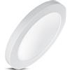LED4U LD142 - Pannello LED con regolazione della temperatura del colore, WW 3000 K + NW 4000 K + CW 6000 K, design super sottile, 19 mm (30 W con sensore a microonde)