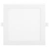 Zarivy Downlight Empotrar Abaco 12W offre tre temperature di colore (3000K, 4000K e 6500K) e 1080 lumen, ideale per qualsiasi spazio. Misure quadrate 17 x 17 cm, taglio 15 cm.