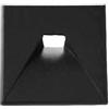 Glowster Cornice quadrata nera elegante, modello 2, REF 2809080. Dimensioni: 85 x 85 mm, angolo di 38°. Perfetto per evidenziare le foto con un tocco moderno in un arredamento contemporaneo e