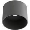 GTV SLV SAKURA SAKURA - Plafoniera rotonda, in alluminio, 120 x 85, IP20, ES111, GU10, colore: Nero
