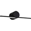 Paulmann 75410 Specchio illuminato a LED Sava IP44 3000K 250lm 230V 4,2W Nero opaco