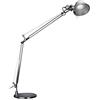 Artemide Tolomeo Lampada da Tavolo LED, Alluminio, A004800+A004030