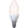 Best Season Star - Lampadina LED E14, Attacco Edison Piccolo, 5 Watt, Design a Candela, Colore: Bianco