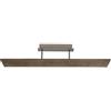 Brilliant Lampada BRILLIANT Plafoniera a LED unica 101x4cm legno scuro/ferro | 1x 36W LED integrato (SMD), (2635lm, 3000K) | Scala da A ++ a E | Dimmerabile all'infinito tramite dimmer a parete