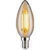 Paulmann 28705 Lampadina LED filamento a candela 4,7 Watt lampadina dimmerabile oro 2500 K luce oro E14