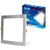 Garza - Downlight LED da incasso quadrato extra piatto 22 W (2100 lm), 225 x 225 mm, luce fredda 6500 K, 30.000 h, Occhio di bue LED per soffitto, nichel