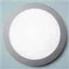 B·LED BARCELONA LED BarcelonaLED Lampada/Applique da Parete Plafoniera Rotonda LED Esterno/Interno IP66 con Attacco E27x2 in Grigio Opale per Giardino Capannone Portico
