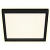 Briloner Leuchten Plafoniera LED, Lampada da soffitto con Effetto retroilluminazione, 18 Watt, 2.400 Lumen, 3.000 Kelvin, Bianco-Nero, 296x296x43mm (LxWxH)