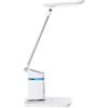 Brilliant Lampada Rubia LED lampada da tavolo bianca | 1x LED 10W integrato, (660lm, 2700/4300 / 6300K) | Scala da A ++ a E | Con dimmer tattile
