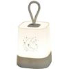 Bébé Douceur, Nomade - Luce notturna in silicone a LED, 8 x 8 x 16 cm, colore grigio nuvola Essen'Ciel