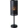 LUSSIOL Lampada Callas Nero, Sospensione Metallo, 60 W, Nero, ø 30 x H 25 cm