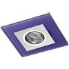 CristalRecord Class - Faretto da incasso, alluminio, oscillante 30, vetro decorativo lilla