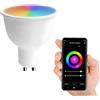WatioWave Lampadina WB LED WiFi intelligente GU10 da 6,5 W: illumina la tua casa con stile. Controlla la luce dal tuo smartphone e crea ambienti unici con questo dispositivo moderno e versatile.