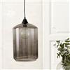 Kenay Home Lampada da soffitto Bend, Nero, 22x32x22cm (WxHxD)