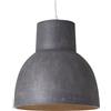 LUSSIOL Studio block 25 Antracite, Sospensione in calcestruzzo, 60 W, Antracite ø 25 x H 25 cm