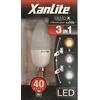 Xanlite Lampadina LED a fiamma - attacco E14 - 6 W cons. (40 W eq) - CCT temperatura di luce variabile 2700 K - 6000 K