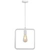 GTV Plafoniera quadrata viola 2692 AC220-240V 50/60HZ 1 x E27 max. 40W Ø 29 cm x 10 cm singola bianca