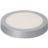 Zarivy Downlight LED con superficie rotonda da 20 W e 1500 lm con luce fredda da 6400 K. Le sue dimensioni sono Ø22x3,5cm e presenta un'elegante finitura cromata. Ideale per illuminare qualsiasi