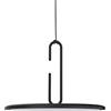 Penta COMPOSIZIONE CLIP LAMPADA SOSPENSIONE LARGE OPEN NERO OPACO 3000K CAVO 2MT 230V CE + ROSONE TYPE C ALTURA/CLIP LARGE SOSPENSIONE NERO OPACO DIMM. 230V CE