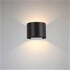 LUSSIOL Lampada da Parete Interno/Esterno Dozy, Nero