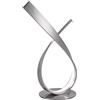 Paul Neuhaus 4720-55 - Lampada da tavolo in acciaio, 1 x lavagna LED, 12 W/3000 K, IP20