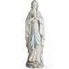 BC BUILDCLASSIC Buildclassic - Statua cattolica di Nostra Signora di Lourdes, statuetta della Beata Vergine Maria, decorazione per interni, casa o esterno, cortile, patio, prato, corridoio, regalo religioso, 36,8 cm