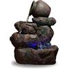 Zen Light SCFR153 Fontanella Zen con Illuminazione LED, 25 x 19 x 31 cm
