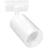 Glowster Applique LED tubolare indirizzabile in bianco elegante, con cerchio dorato intercambiabile, ideale per personalizzare e valorizzare qualsiasi spazio, creando ambienti unici e funzionali.