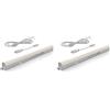 Briloner - Barra LED Sottopensile cucina, Luce Bianca Neutra, Lampada 31.3x2.2x3Cm, 4W, (Confezione da 2)