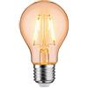 Paulmann 28722 Lampadina LED forma standard lampadina da 1,1 Watt arancione illuminazione vetro luce 2000 K E27
