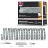 Paulmann 70907 Smarthome Maxled 500 Striscia Led Bluetooth da 10 M, 53.5 W, 2700 K, Luce Bianca Calda, Plastica, Argento