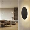 VoltShine Applique da parete in metallo nero 12W: un'applique elegante e moderna che illumina i tuoi spazi con uno stile minimalista. Ideale per valorizzare la decorazione della casa o dell'ufficio.