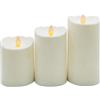 Levitantes Candela decorativa a LED di Cera, 3 pezzi, con illuminazione calda e design elegante, ideale per ambienti e decorazioni di spazi.