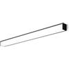 Voltman Pila - Lampada per bagno, 60 cm, luce 8 Watt, 600 lm, 3000 K, IP44, Nero, 60 cm
