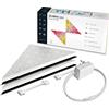 LaMetric SKY Starter Kit: 2 pannelli LED triangolari intelligenti con 64 RGB (16 milioni di colori) triangolari per pannello, lampada da parete modulare WiFi bianco per decorazione, gioco e Smart Home