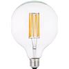Garza Vintage Clear - Lampadina globo retrò dimmerabile a filamento LED a luce calda E27 8W