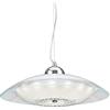ONLI - Lampadario/lampada a sospensione Brill LED integrato 18W 4000K in vetro trasparente e cristallo