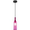 V-TAC LAMPADARIO CON PORTALAMPADA A FORMA DI BOTTIGLIA COLORE VIOLA 3774