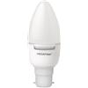 Megaman Lampadina a LED con Attacco B22, 7 W, 2800 K, dimmerabile, Bianco, 108 x 42 mm