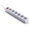 Zarivy Applique 12w 6400k Yucatan rotondo IP65, di colore bianco, con dimensioni di 17,5x17,5x6 cm e un potente flusso luminoso di 1140 lm. Ideale per esterni.