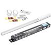 Glowster Lampada LED per armadio 5W 5700K con sensore e connessione USB, ideale per illuminazione in spazi ristretti e ottimizzazione dello storage.