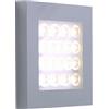 Hera 686.851 ER-LED 1.20 W 24 V DC da incasso Fissaggio ai mobili, argento