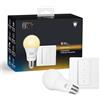 ERIA AduroSmart - Starter a LED bianco caldo, dimmerabile, lampadina E27 LED e funzionamento Fen, luce bianca calda