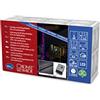 Konstsmide 3798 - 540/Catena micro LED luce con Cambiamento di colore blu/rosso/per esterno (IP44)/80 diodi farbwechselnde/24 V Trasformatore da esterno/cavo nero