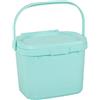 Addis Everyday Kitchen - Contenitore per rifiuti Alimentari, plastica, Blue Haze, Compost Caddy