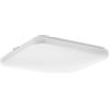 Eglo Plafoniera a LED Frania, Lunghezza 33 cm, 1 Luce, Acciaio/Plastica, Bianco