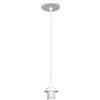 Zarivy Telaio sospeso disco per schermo bianco, ideale per creare ambienti moderni e luminosi. Con dimensioni di 10 x 10 cm e base E27, combina stile e funzionalità nella tua casa.