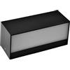 Zarivy Applique esterno Masala, elegante in colore nero e design moderno. Ideale per illuminare i tuoi spazi esterni. Resistente, IP65, realizzato in policarbonato, dimensioni 9 x 23 x 10,1 cm.