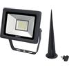 Unitec Faretto LED con picchetto, 20 Watt, 1600 Lumen, IP65, antracite